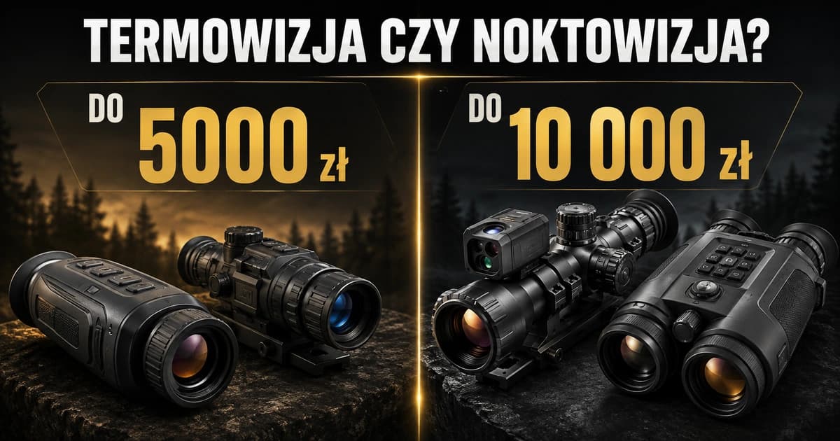Porównanie sprzętu termowizyjnego i noktowizyjnego w budżecie do 5000 zł oraz do 10 000 zł